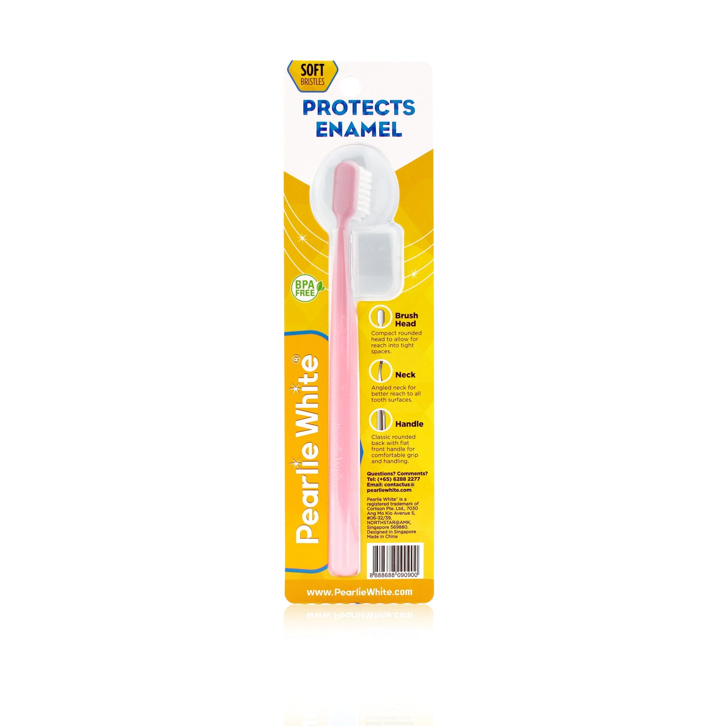 BrushCare Enamel Protect Adult Soft Toothbrush Triple Pack