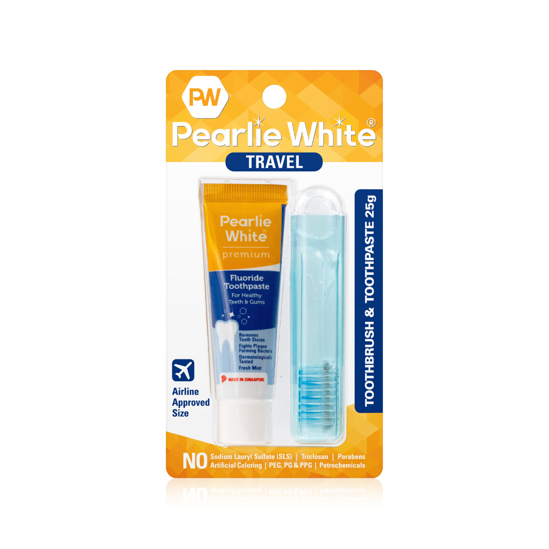 Travel Toothbrush with Premium Toothpaste 25gm