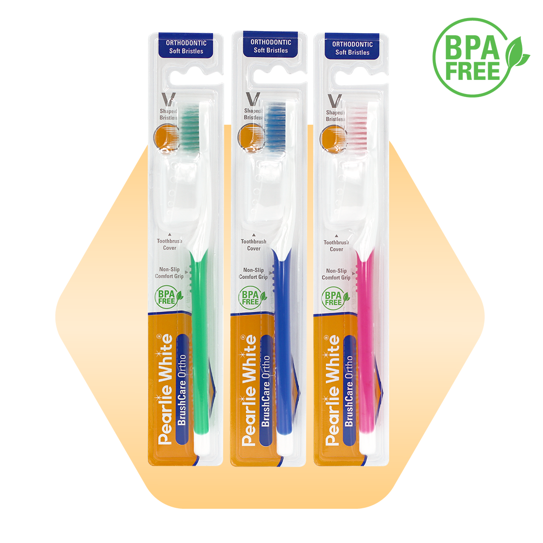 BrushCare Ortho Soft Toothbrush Triple Pack