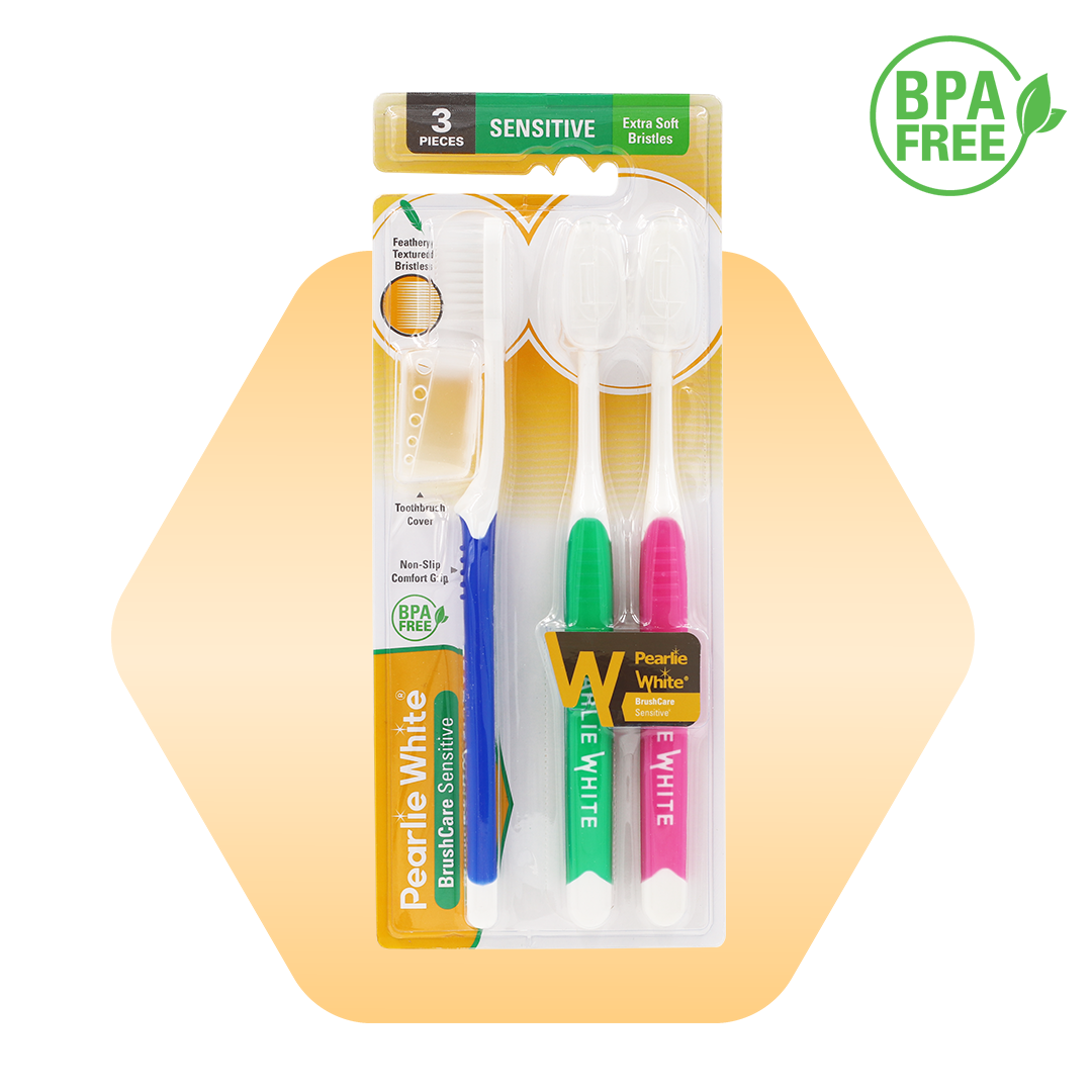 BrushCare Sensitive Extra Soft Toothbrush Triple Pack